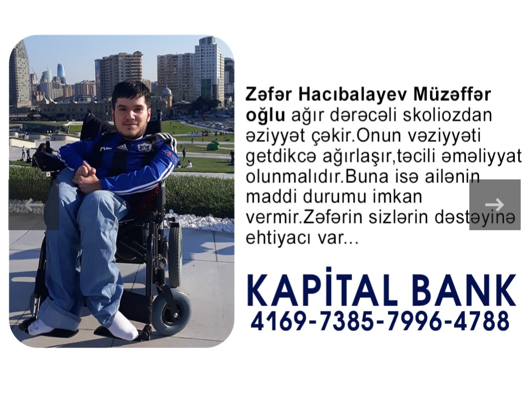 "Qarabağ" azarkeşi müalicəsi üçün futbol ictimaiyyətindən kömək istədi