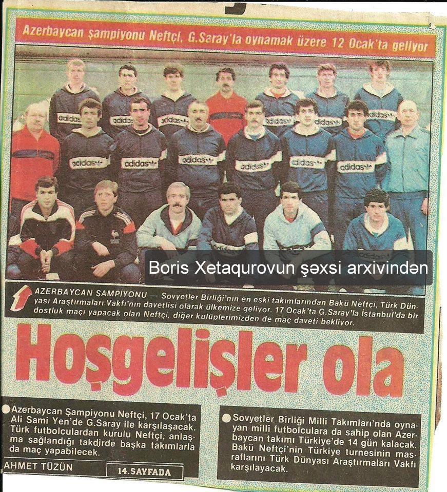 “Neftçi”nin yarımçıq qalan İstanbul səfəri... – qəmli və maraqlı tarixçə