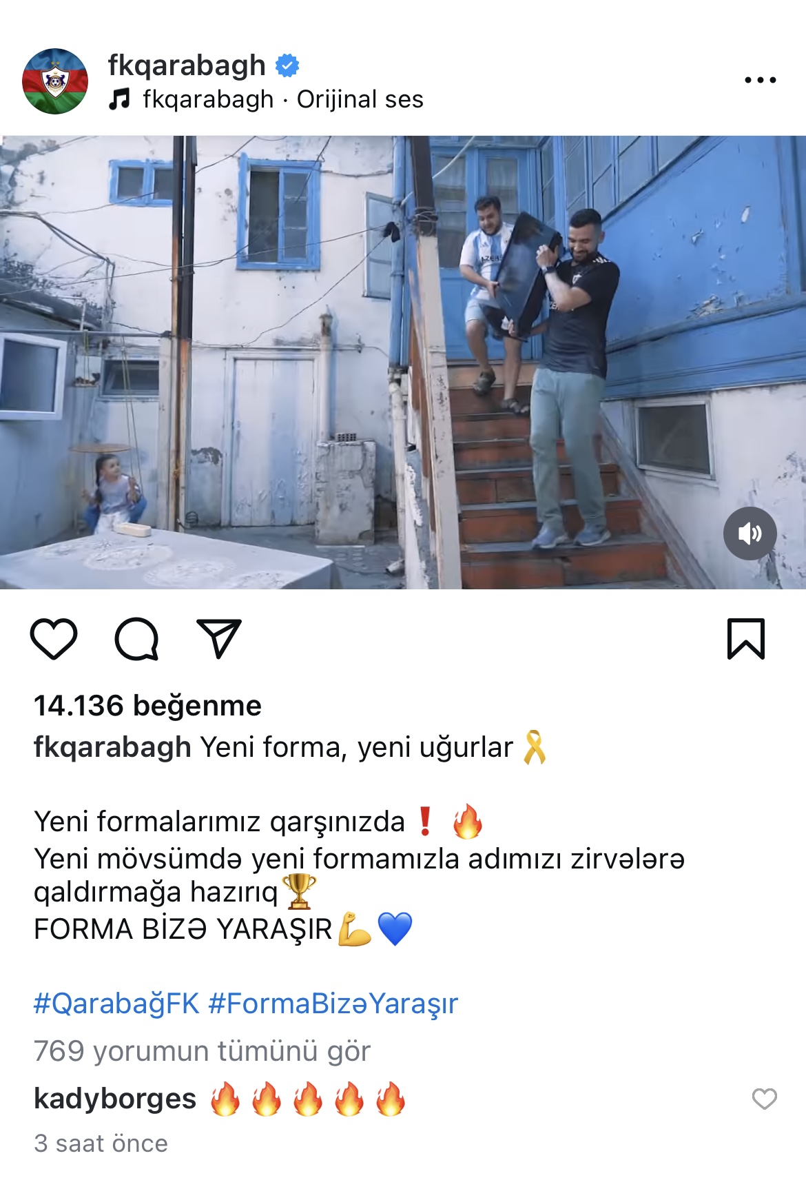 “Qarabağ” formasını göstərdi, Kadi reaksiya verdi - braziliyalı artıq Bakıdadı?